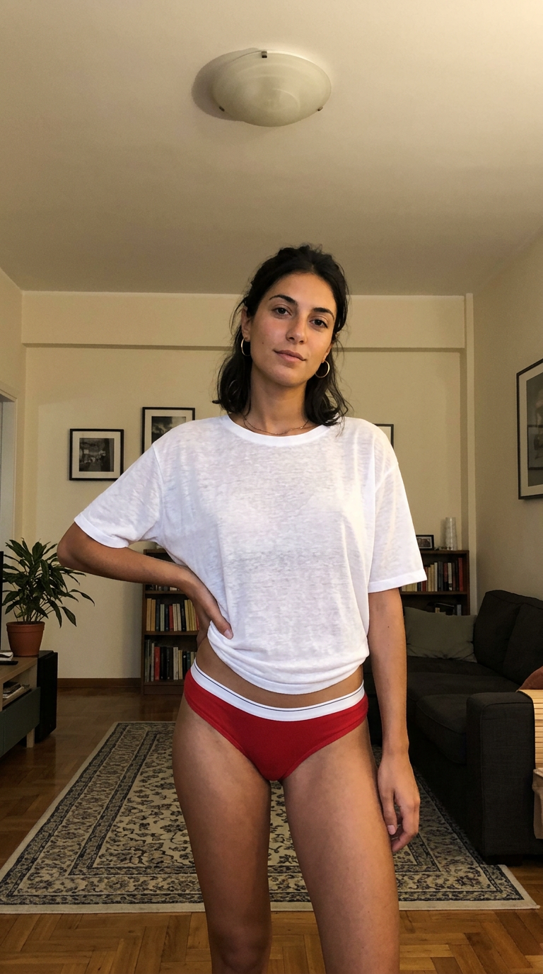 Your wife in an intimate scene